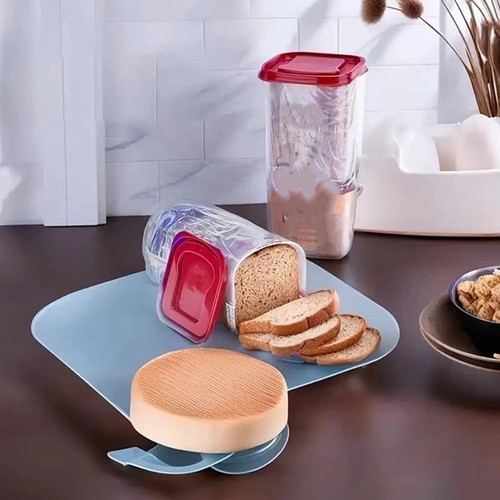 Transparent bread box plastic - transparent,