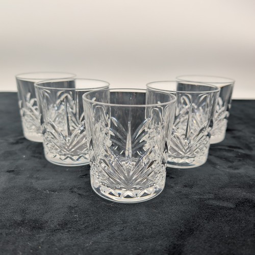 Cut crystal tumbler lowball - cut,