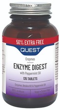 Quest Enzyme Digest - 50% Extra FREE - 90 + 45 Tablets=135 tablets