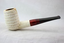 Pipe, Pipe Pipa BLOCK MEERSCHAUM PIPE, 9mm Filter