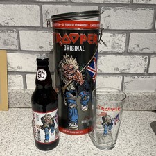 Iron Maiden: ‘Trooper 50th anniversary tin / glass and bottle 
