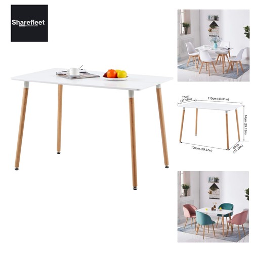 Rectangular dining table - rectangular,