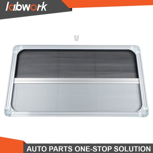 Grey blind flyscreen motorhome - flyscreen,