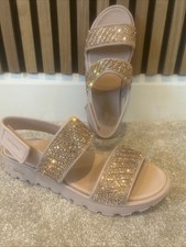 Skechers Arch Fit Footsteps Enchant Molded Double Band Sling back Sandals UK 6