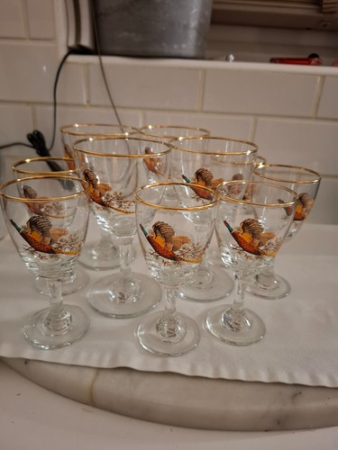 Vintage french pheasant wine - french,
