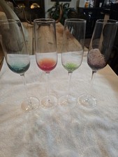 Multicolor Stemmed Champagne