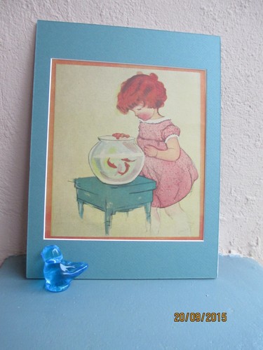 Vintage illustration girl - vintage,