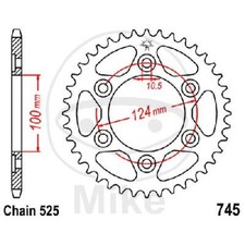 Sprocket  42 teeth pitch 525 100 / 124 for Ducati GT 1000 ST 4S 996 Sporttouring