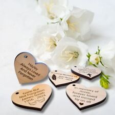 Funeral Favours Personalised Memorial Tributes Remembrance Pocket Hug Tokens