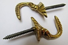 Solid brass 2 X CURTAIN TIE