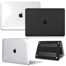 Black or Clear Shell Case Cover For Apple MacBook Air 11 13''/Pro 13/14/15/16/12