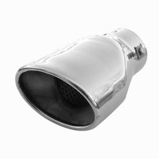 Exhaust Tip Trim Pipe Tail Muffler Chrome For Nissan Navara Murano Pathfinder