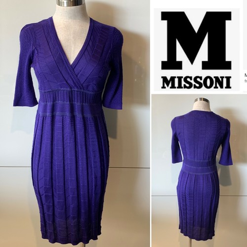 Missoni italy knitted purple - missoni,