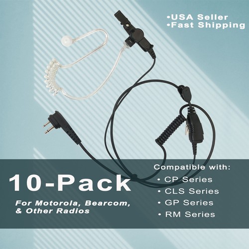 10x ptt acoustic earpiece - ptt, for