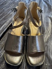 M&S New - Gold/silver Leather