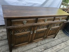 old charm oak sideboard