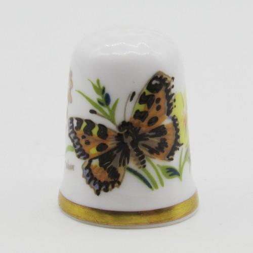 Caverswall thimble butterflies - caverswall,