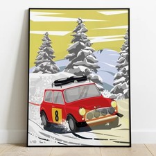 Poster Mini Cooper Monte Carlo