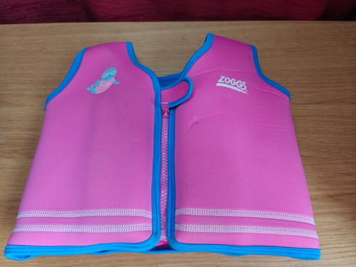 Zoggs pink girls swim vest - pink,