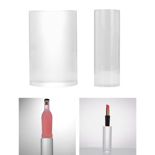 Acrylic cylinder riser display - cylinder,
