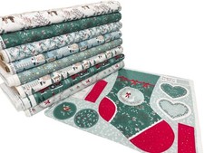 Farm Christmas Cotton Fabric