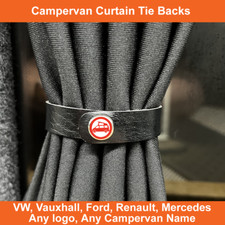 Curtain Tie Back Straps for Campervans (VW, Vauxhall, Ford, Renault, Mercedes)