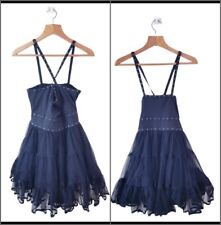 Topshop Womens Sleeveless Black Round Neck Mini Dress Size 12UK Regular 