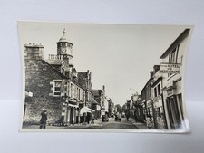 Vintage Valentines RPPC High Street from West Dingwall Scotland Wyvis Hotel