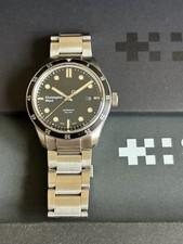 Christopher Ward C65 Trident Automatic watch 41mm Steel bracelet  & Vintage Oak