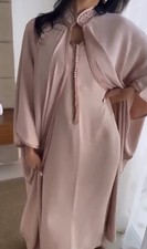 Caftan with Cape Embelished