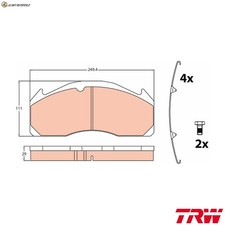 BRAKE PAD SET DISC BRAKE