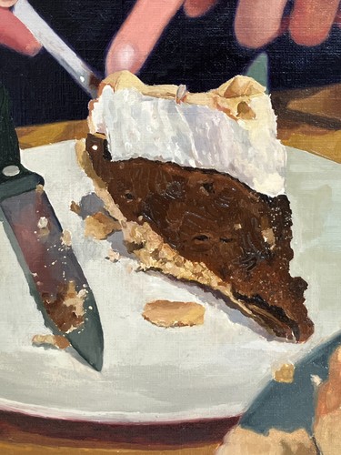 Painting titled chocolate - painting, titled,