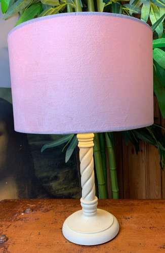 Vintage white painted barley - painted,