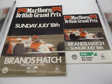 1982 BRANDS HATCH PROGRAMME &