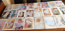 Knitting Patterns BABY Girl clothes shawl Prem Toddler Patons Sirdar x 24 bundle