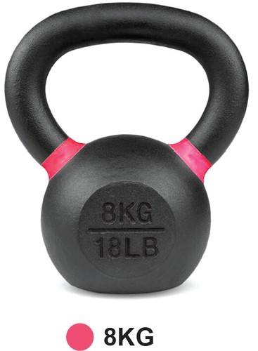 8kg cast iron kettlebell - 8kg,