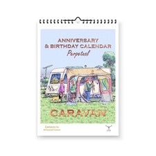 CARAVANNING CARTOON FUNNY A4