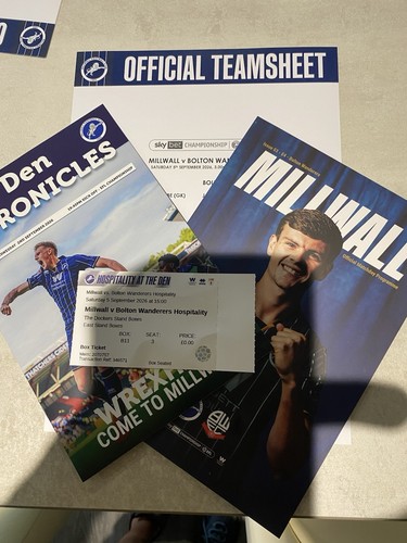 Millwall bolton match day - v,