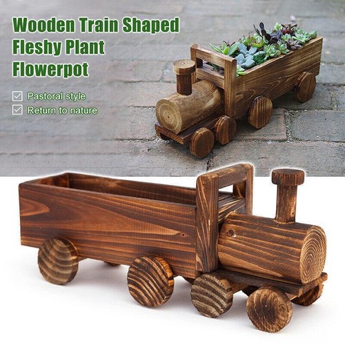 Garden modern wooden - garden, train