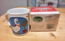 Vintage Coloroll Christmas Musical Mug ,excellent Condition Package Showing Age