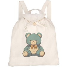 'Blue Teddy Bear Sitting'