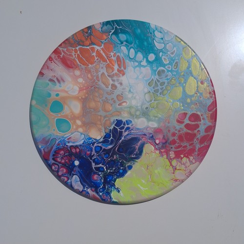 Handmade painting fluid art - handmade,