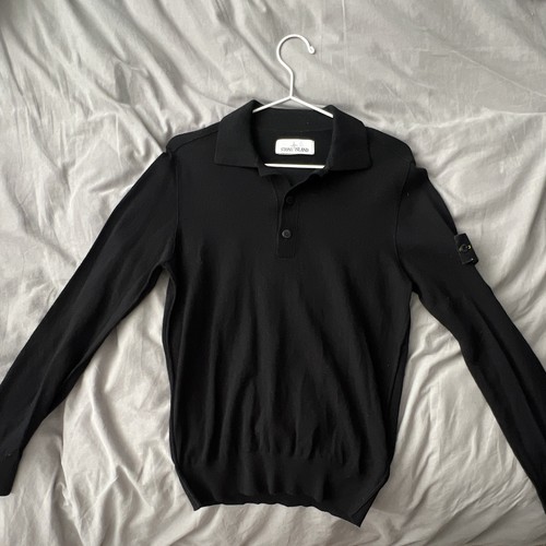Stone island men black long - men's,