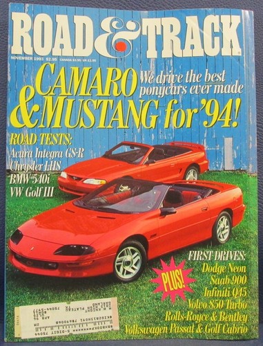 Road track magazine nov - road,