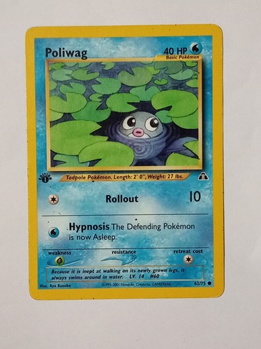 Pokemon card poliwag - poliwag,