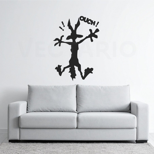 Wile coyote decal - wile,