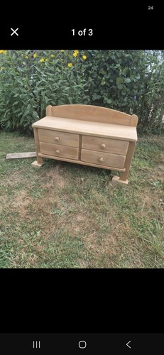 Wooden chest draws - wooden,