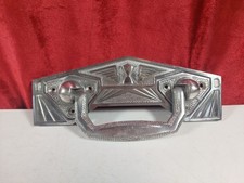 Original Art Deco Drawer Handles & Plates. New Old Stock