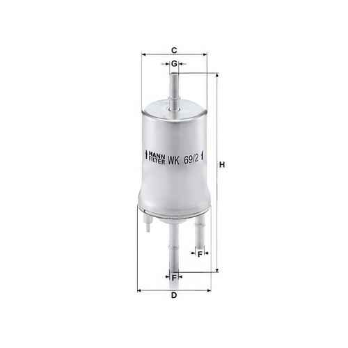 Mann wk69 fuel filter - wk69/2,