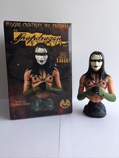 VINTAGE SNAPDRAGON KABUKI 2002 BUST FIGURE MOORE CREATIONS WARRIOR GOTHIC FEMALE